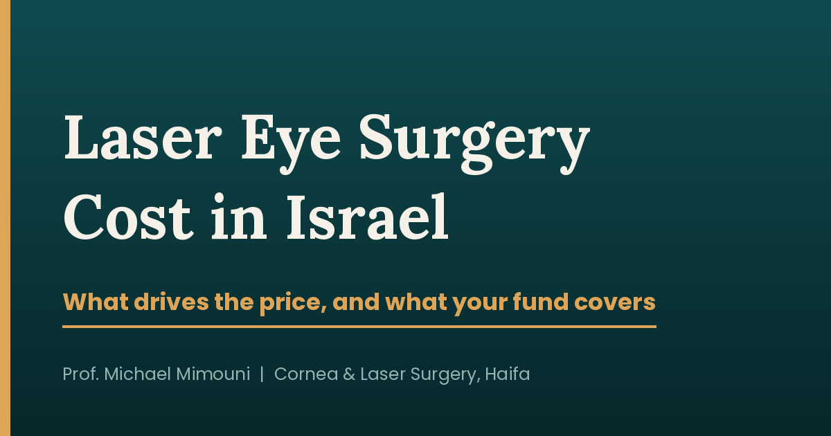 Laser Eye Surgery Cost: What Actually Drives the Price